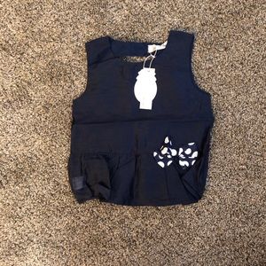 Doe A Deer sleeveless top size 4 girls